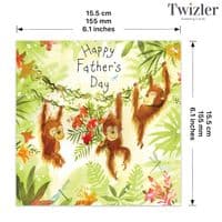 Cute Fathers Day Cards. Father's Day Cards. Happy Father's Day Cards. Best Dad Card. Spring Seasons Cards. Twizler.