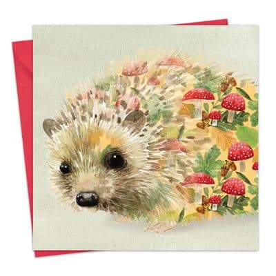 Hedgehog Blank Greeting Card