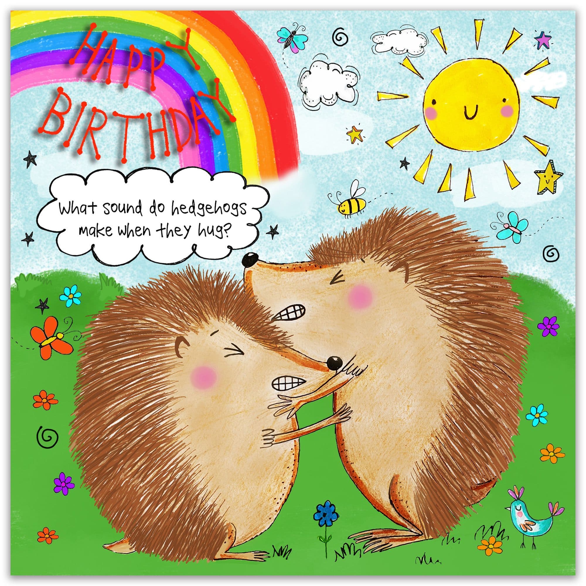 Children's Birthday Card Funny Children's Birthday Card Children's Card ...