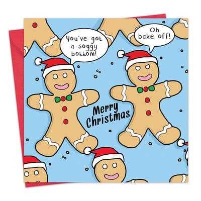 Humour Christmas Card Bake Off