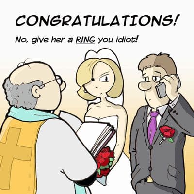 Humour Wedding Card