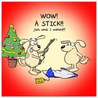 Funny Dog Christmas Card | Funny Christmas Card | Twizler