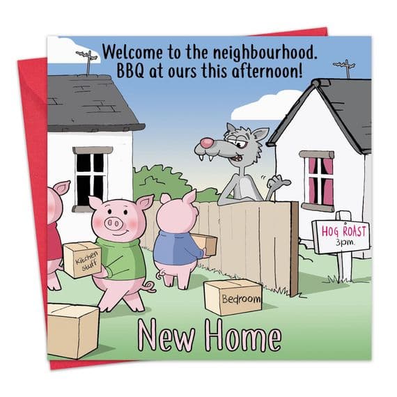 Funny New Home Cards. Funny Moving House Cards. Funny Card For New Home. Humorous Greeting Cards. Humorous Occasion Cards. Twizler.