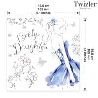 Relation Birthday Cards. Birthday Card For Her. Daughter Birthday Card. Happy Birthday Cards. Twizler.