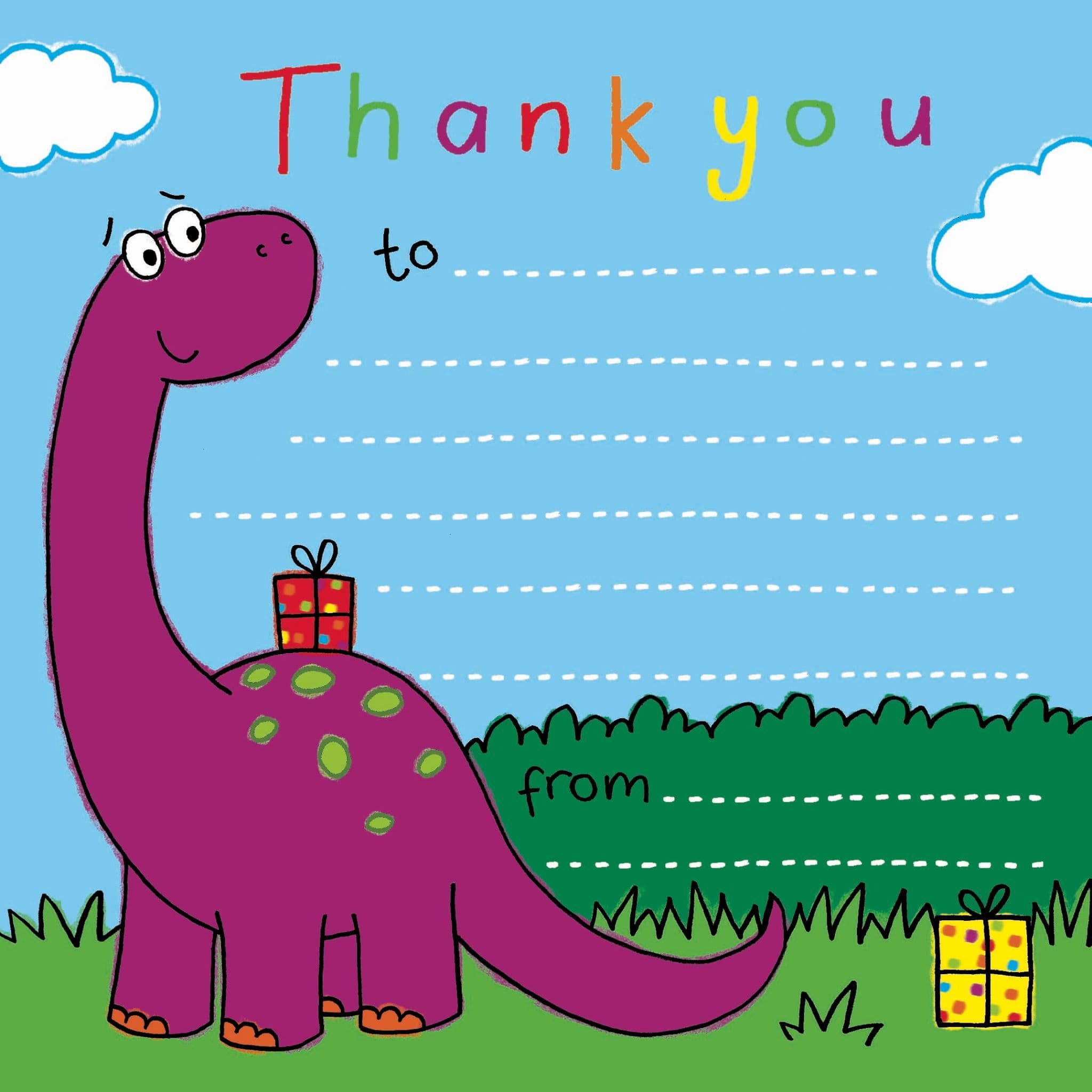 thank you notes for kids, thank you cards for children, kids thank you