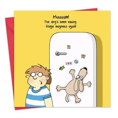 Magnet Dog Card