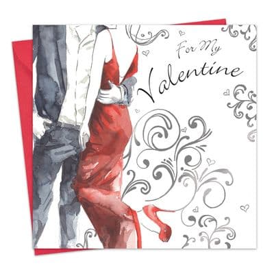 Man & Woman Valentines Card