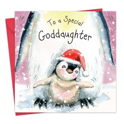 Merry Christmas Card for Goddaughter