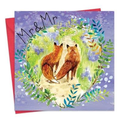 Mr & Mr Wedding Day Card