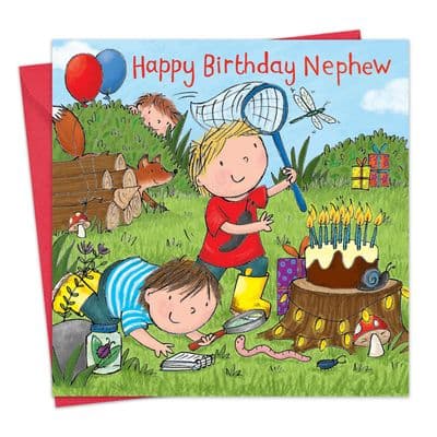 Nephew Birthday Card Outside Fun