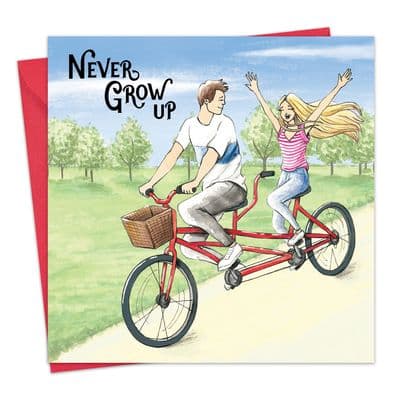Never Grow Up Uplifting Card
