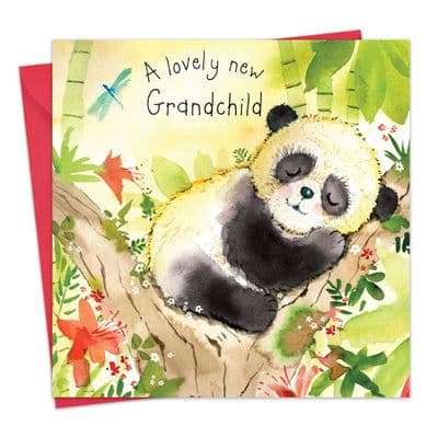 New Grandchild Card Panda
