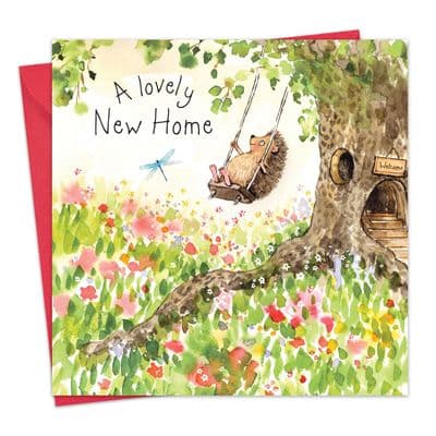 New Home Card Hedgehog