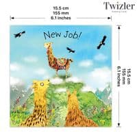 New Job Cards. Cute Cards. Animal Cards. Cute Greetings Cards. Twizler