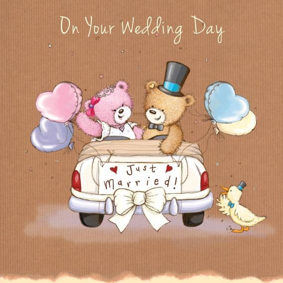 Birthday Bear With Pink Balloon, Happy Birthday Card