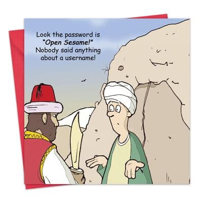 Open Sesame Birthday Card