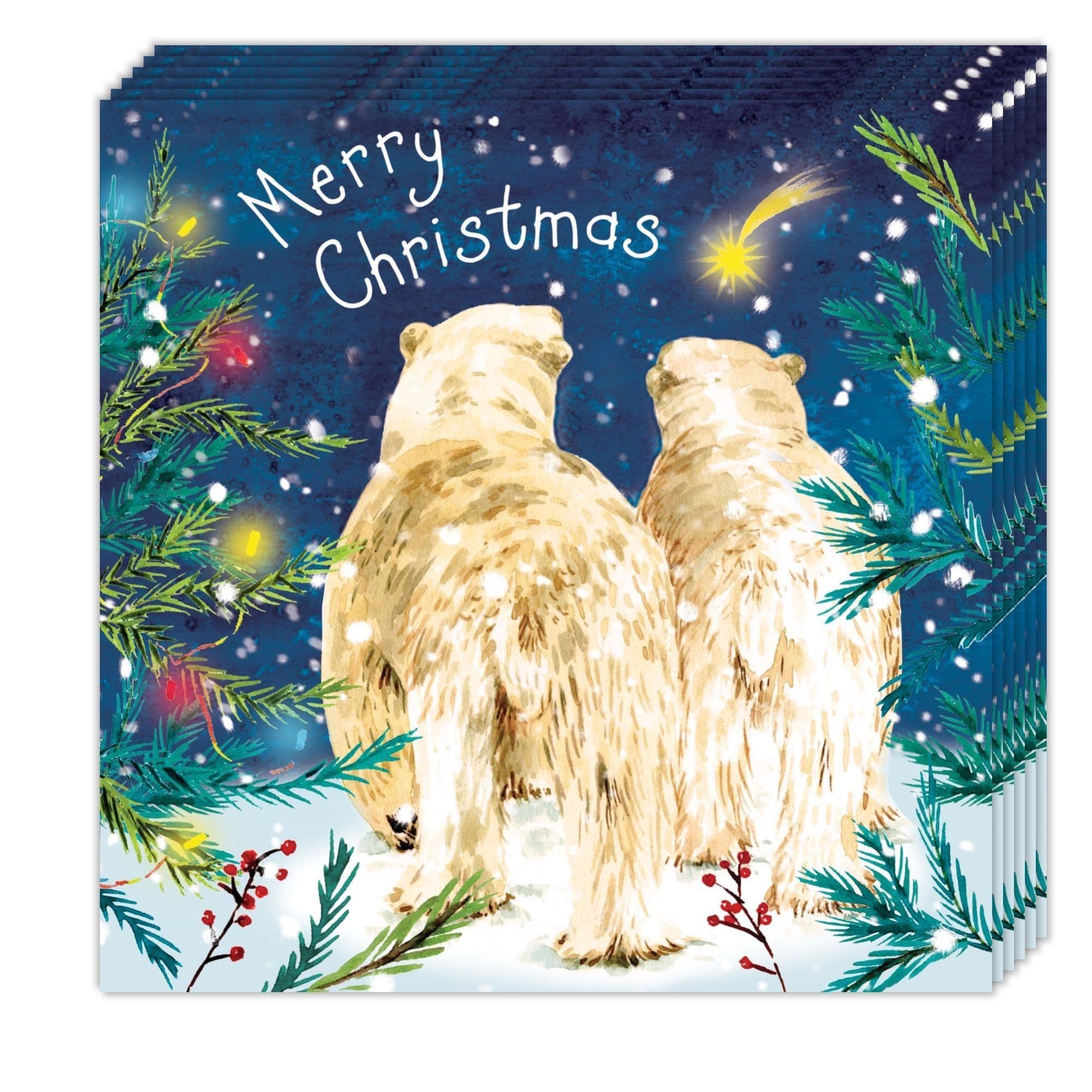 Pack of 10 Cute Christmas Cards Pack. Xmas Multipack. Cute Cards. Cute ...