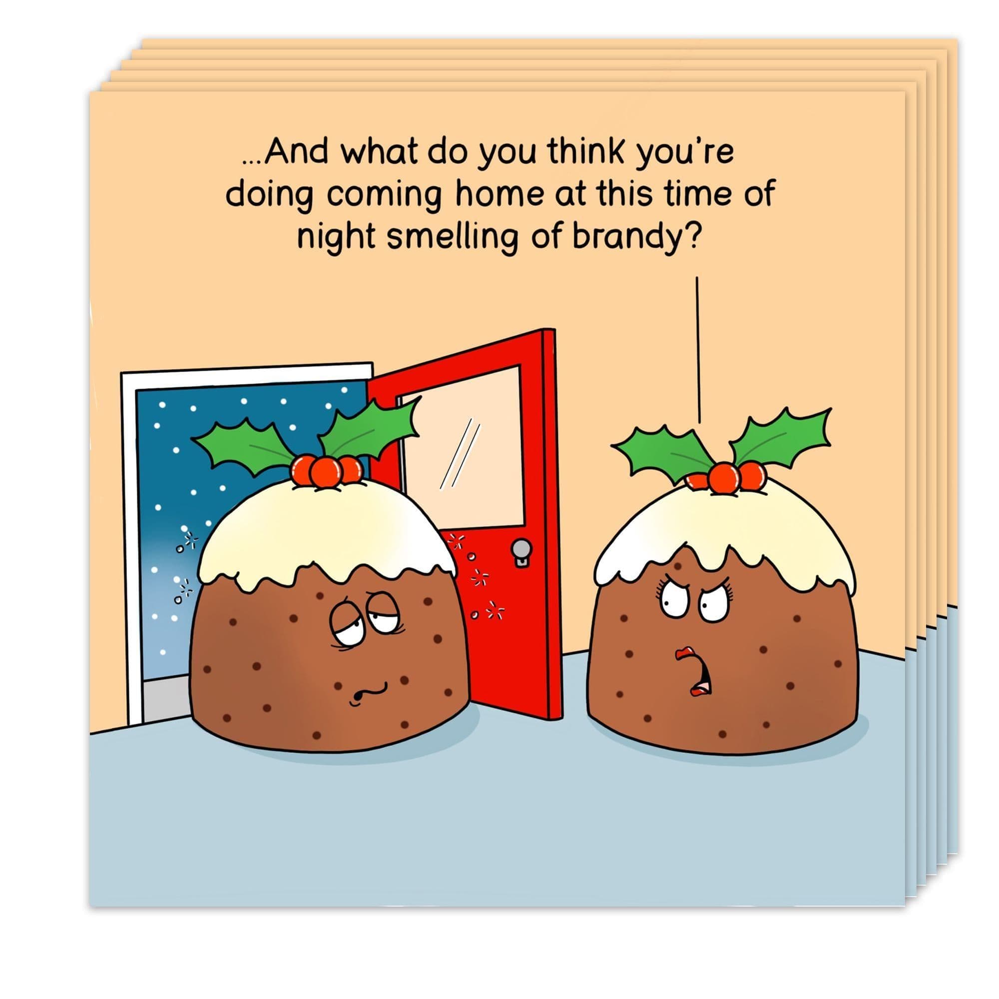 Pack of 10 Funny Christmas Cards Pack. Xmas Multipack. Funny Cards