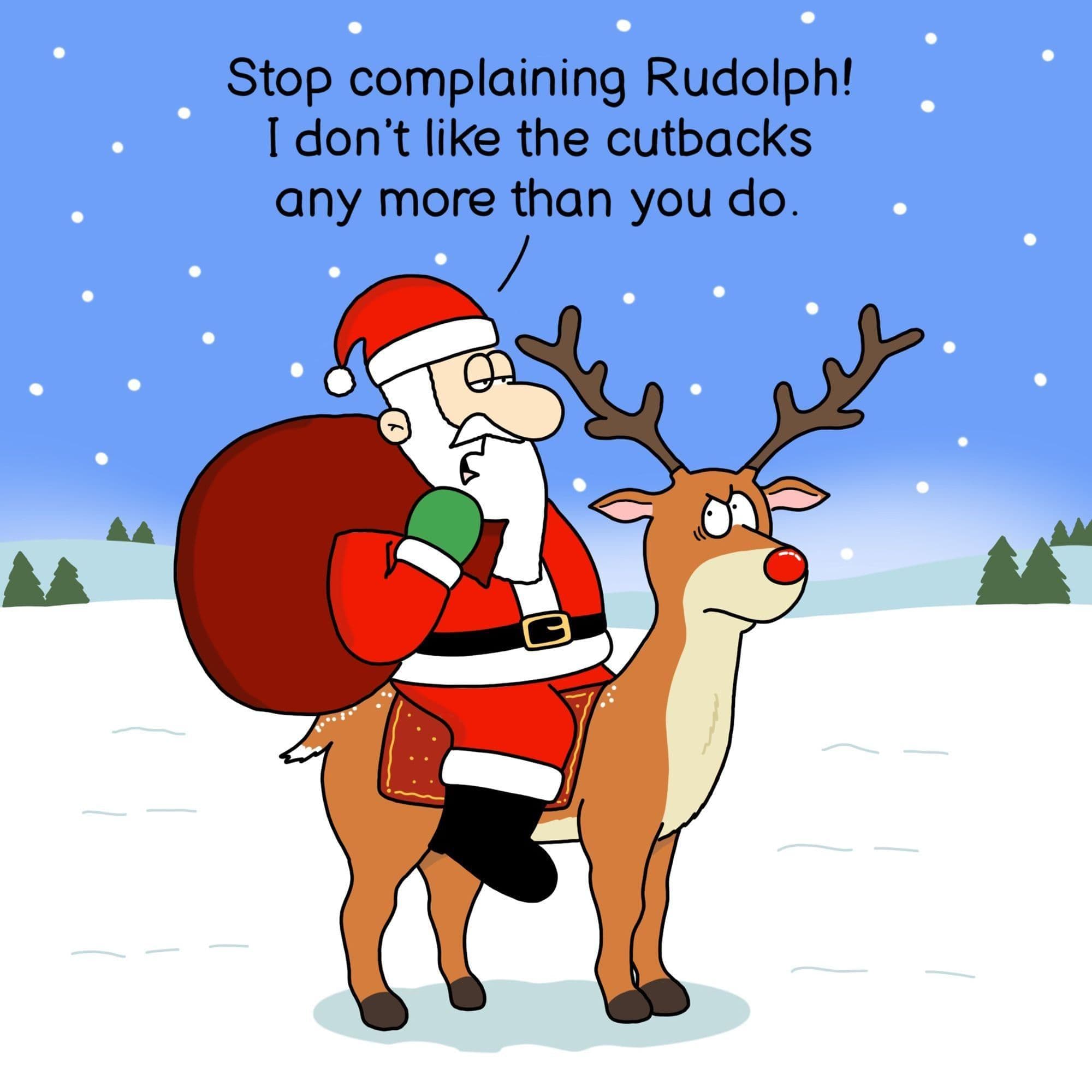 Pack of 10 Funny Christmas Cards Pack. Xmas Multipack. Funny Cards