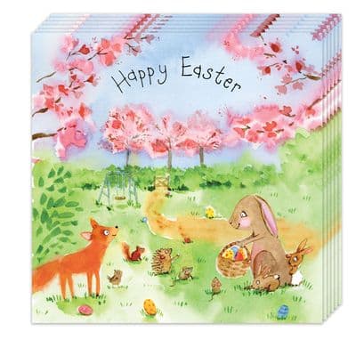 Pack of 12 Easter Cards - Easter Bunny Design