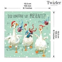 Pack of 3 Funny Christmas Cards Pack. Xmas Multipack. Funny Cards. Humour Cards. Humour Christmas Cards. Funny Xmas Cards. Humorous Christmas Cards. Twizler.