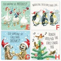 Pack of 3 Funny Christmas Cards Pack. Xmas Multipack. Funny Cards. Humour Cards. Humour Christmas Cards. Funny Xmas Cards. Humorous Christmas Cards. Twizler.
