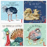 Pack of 3 Funny Christmas Cards Pack. Xmas Multipack. Funny Cards. Humour Cards. Humour Christmas Cards. Funny Xmas Cards. Humorous Christmas Cards. Twizler.