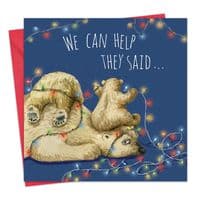 Pack of 3 Funny Christmas Cards Pack. Xmas Multipack. Funny Cards. Humour Cards. Humour Christmas Cards. Funny Xmas Cards. Humorous Christmas Cards. Twizler.
