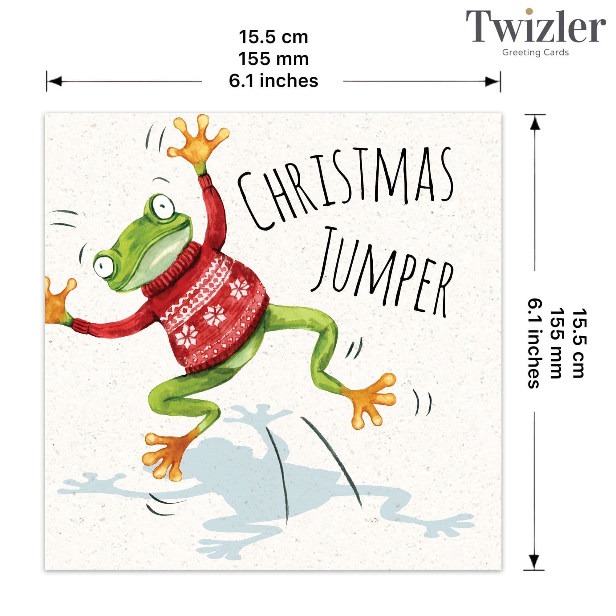 Pack Of 6 Funny Christmas Cards Pack. Xmas Multipack. Funny Cards   Golf Christmas Tree Design 38516 P - View #4