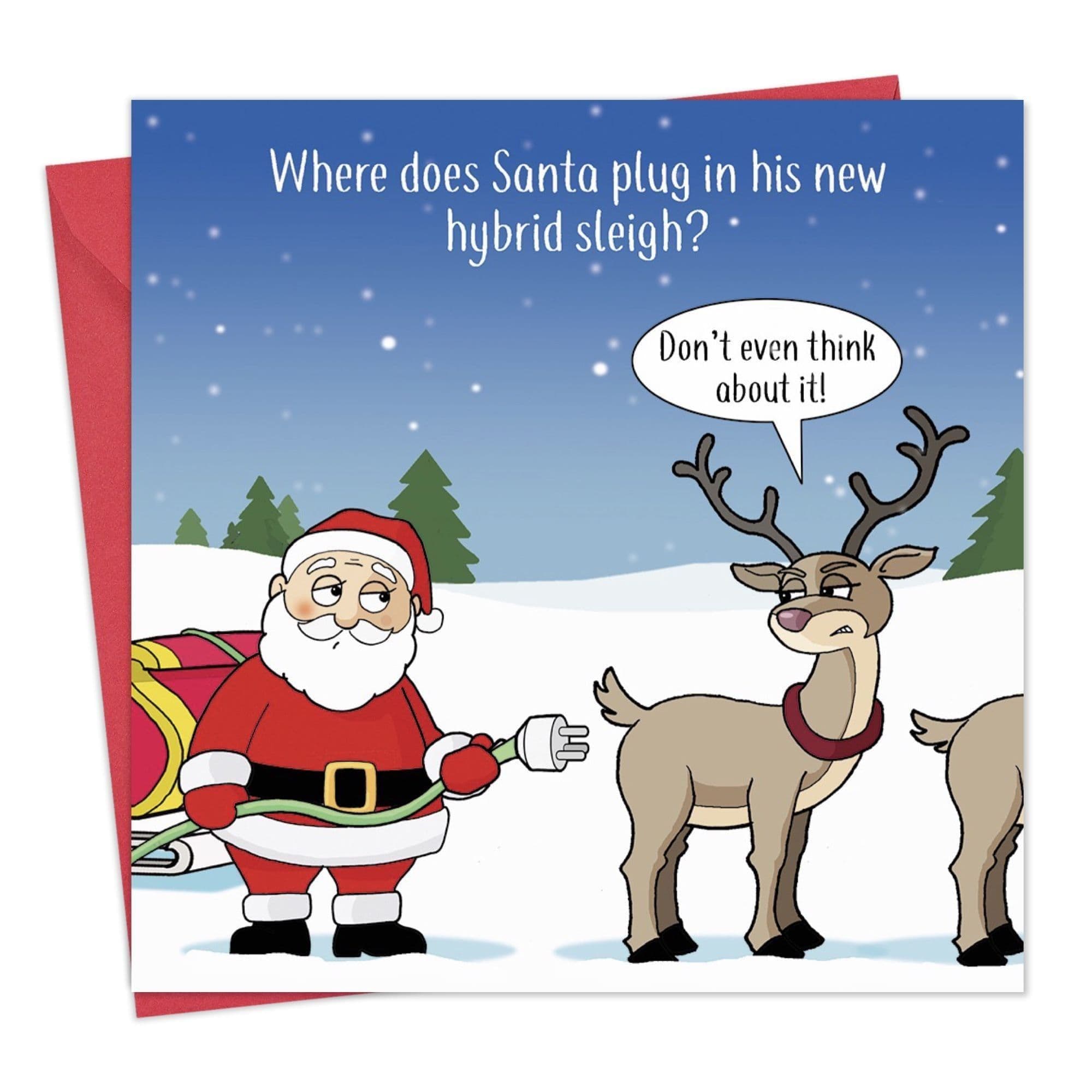 Pack of 6 Funny Christmas Cards Pack. Xmas Multipack. Funny Cards