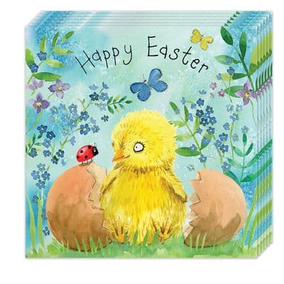 Pack of 8 Easter Cards - Easter Chick Design