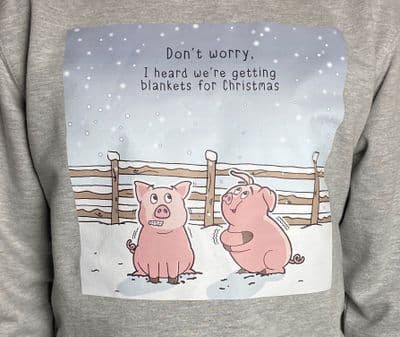 Pigs In Blankets Funny Christmas Jumper