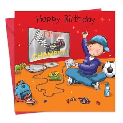 Playstation Happy Birthday Card