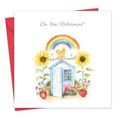 Retirement Card Garden Shed