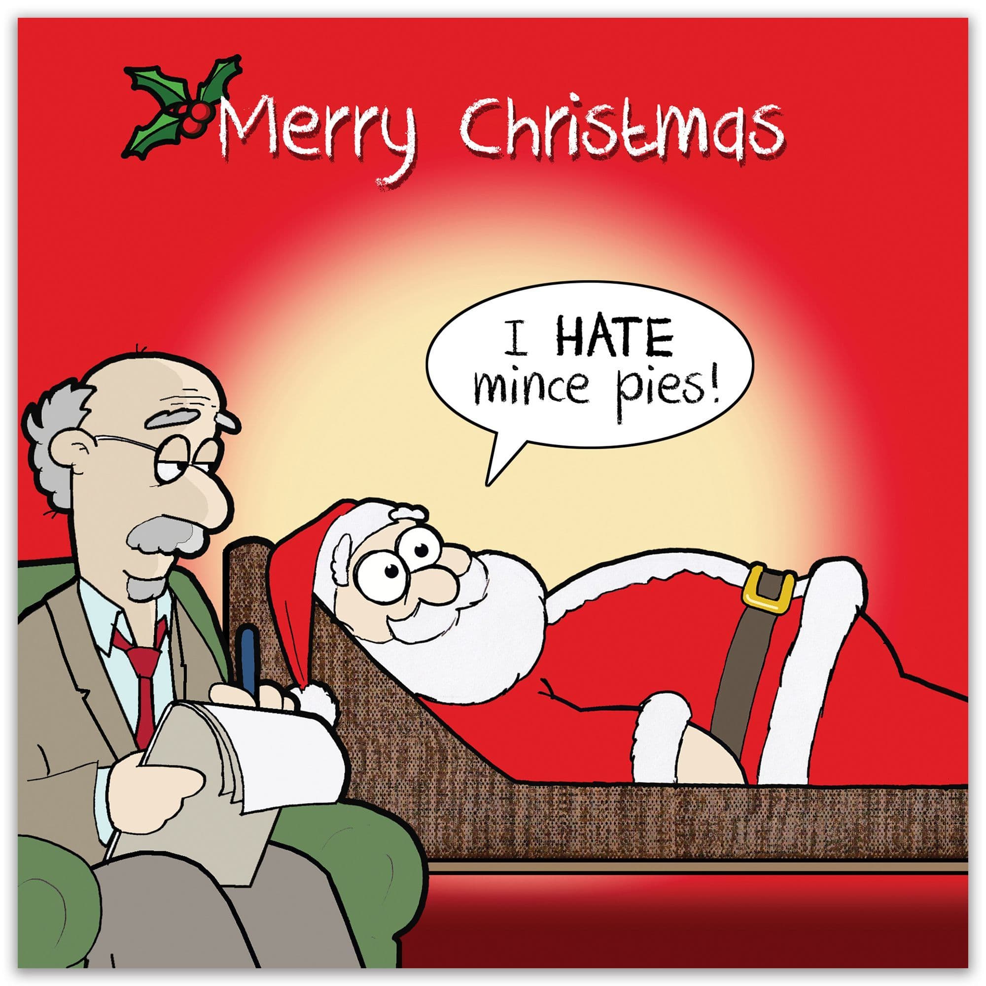 Santa Humour Christmas Card | Happy Christmas Cards | Twizler