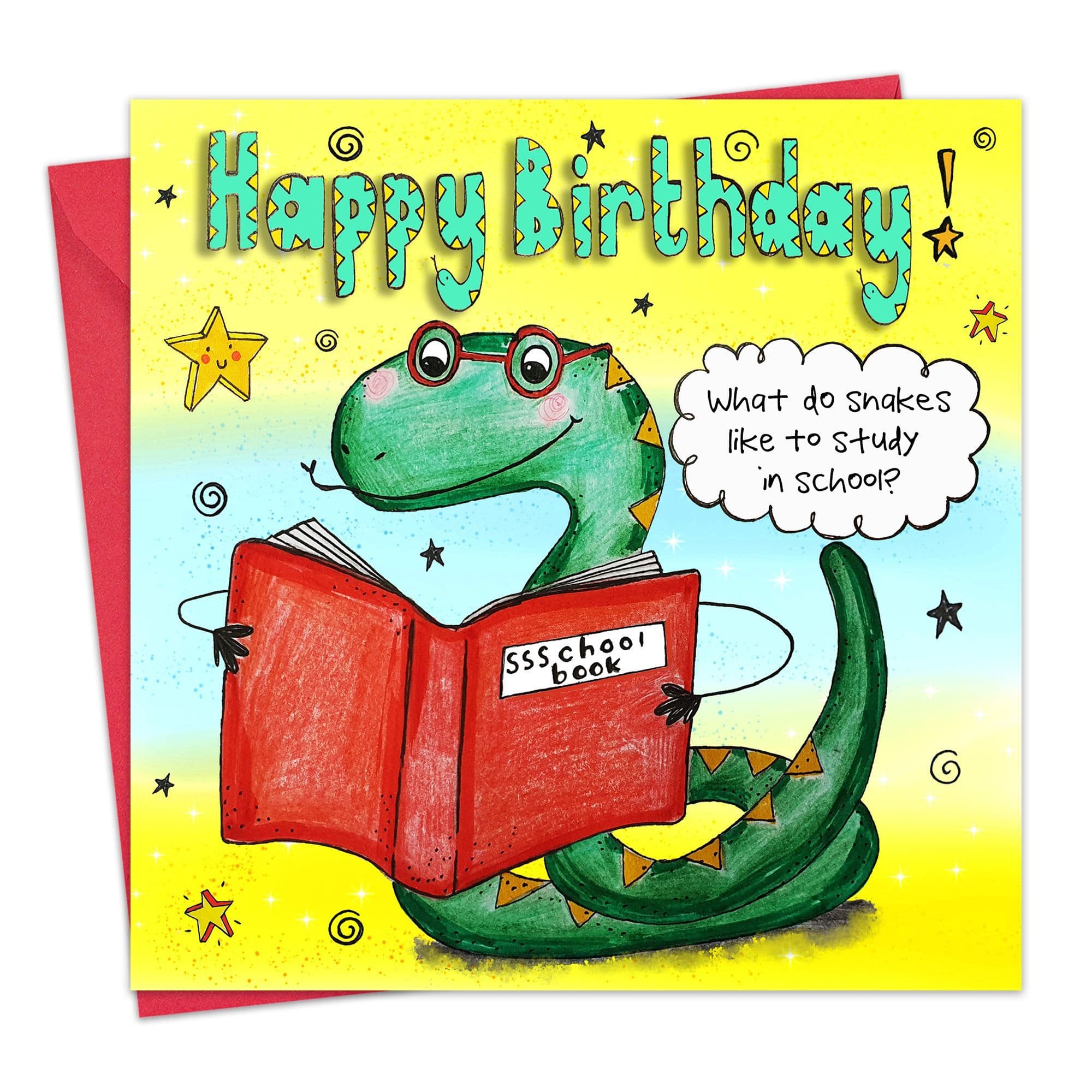 Children's Birthday Card Funny Children's Birthday Card Children's Card ...