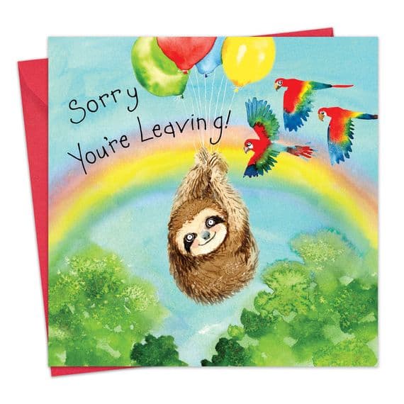 Sorry You're Leaving Cards. Goodbye Cards. Cute Cards. Animal Cards. Cute Greetings Cards. Twizler