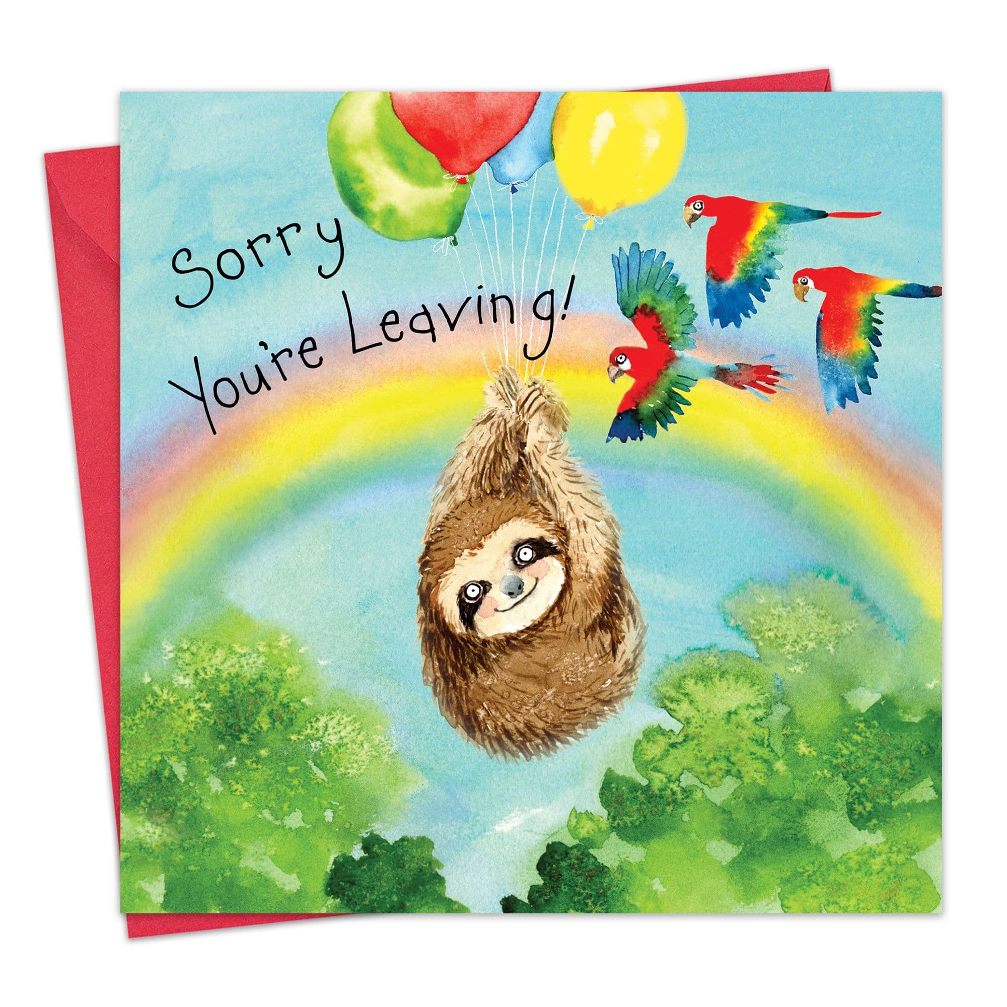 Sorry You're Leaving Cards. Goodbye Cards. Cute Cards. Animal Cards ...