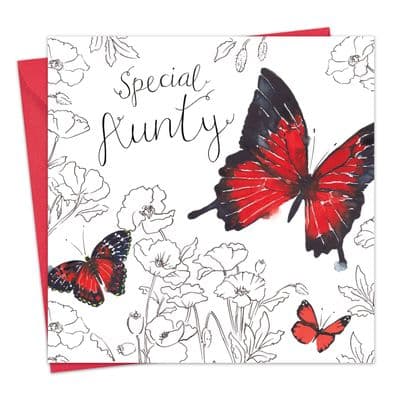 Special Aunty Birthday Card
