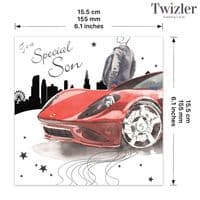 Relation Birthday Cards. Birthday Card For Him. Son Birthday Card. Happy Birthday Cards. Twizler.