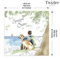 Relation Birthday Cards. Birthday Card For Him. Son Birthday Card. Happy Birthday Cards. Twizler.