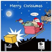 Santa Happy Christmas Card | Happy Christmas Cards | Twizler