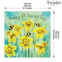 St David's Day Cards. Dydd Gŵyl Dewi Hapus Cards. Cute Cards. Animal Cards. Cute Greetings Cards. Twizler