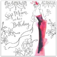 Relation Birthday Cards. Birthday Card For Her. Step Mum Birthday Card. Happy Birthday Cards. Twizler.