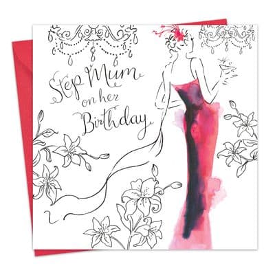Step Mum Birthday Card