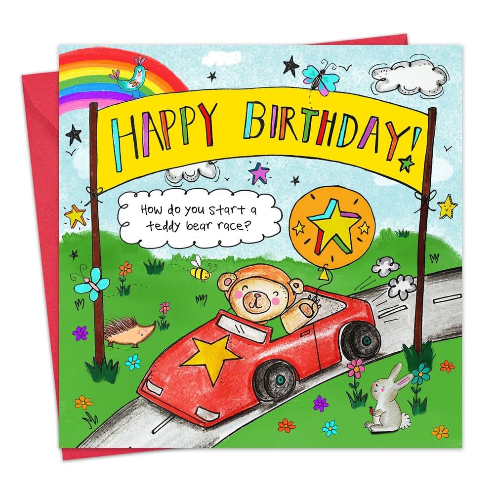 Children's Birthday Card Funny Children's Birthday Card Children's Card ...