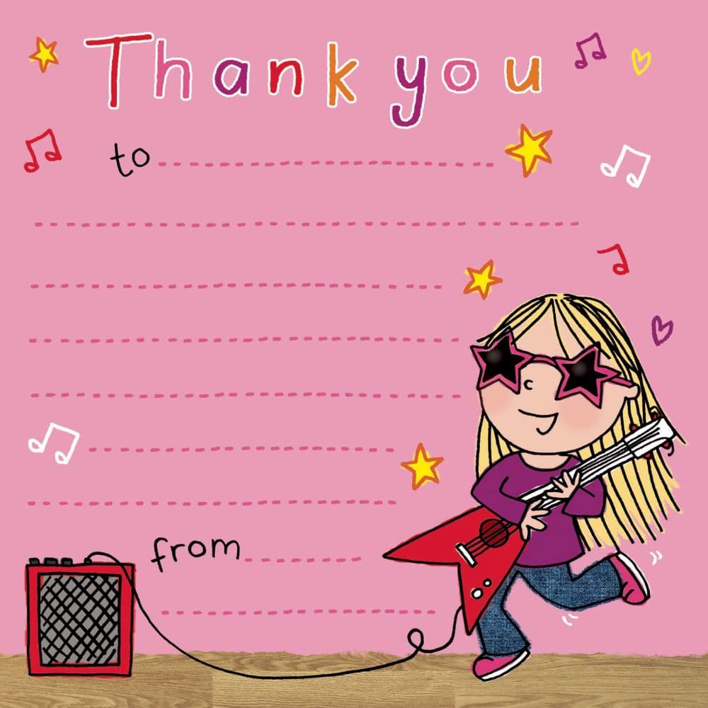 thank you notes for kids, thank you cards for children, kids thank you