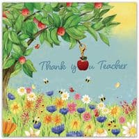Thank You Teacher Card. Teacher Gift. Card For Teaching Assistant. Supply Teacher Thanks