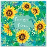 Thank You Teacher Card. Teacher Gift. Card For Teaching Assistant. Supply Teacher Thanks
