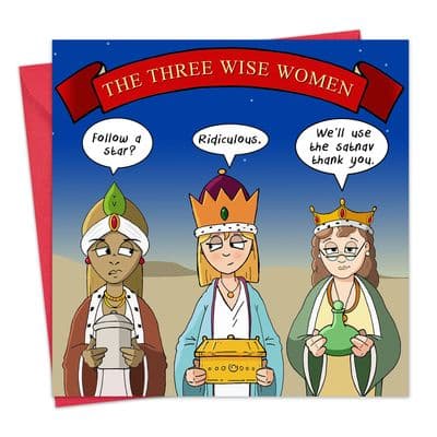 Three Wise Women Christmas Card For Her